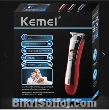 Kemei KM-7055 Beard Trimmer For Men